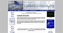 Desktop Screenshot of catholic-church.org